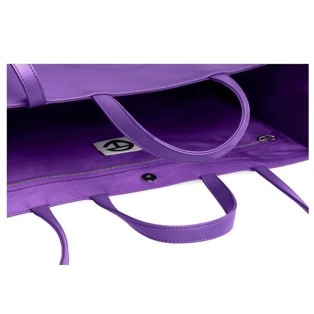 TELFAR Large Shopping Bag in Grape - Picture 3 of 11